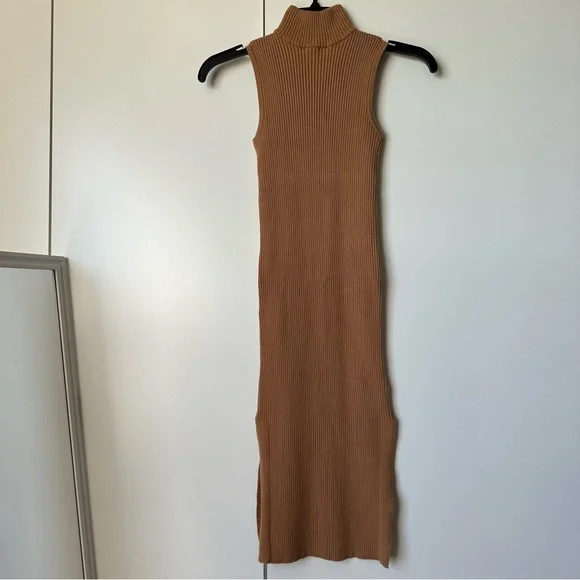 Magaschoni Dresses | Magaschoni Knit Summer Dress | Color: Brown/Tan | Size: Xs | Shine_02's Closet
